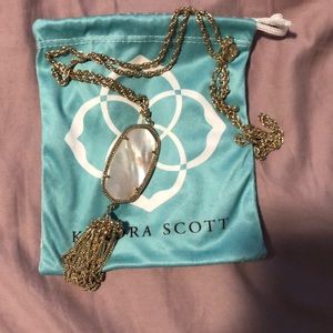 Kendra Scott Ivory Mother of Pearl Rayne Necklace